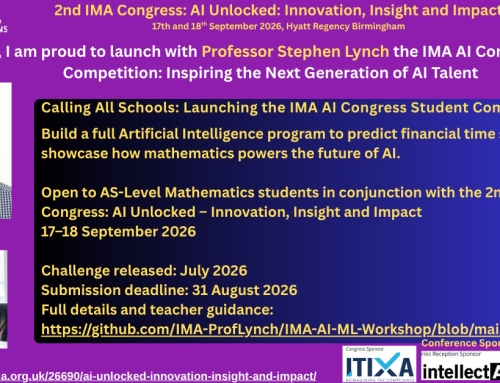 Calling All Schools: Launching with Professor Stephen Lynch the IMA AI Congress 2026 – Student Competition